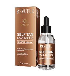 Revuele Self Tan face drops light to medium